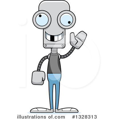 Royalty-Free (RF) Robot Clipart Illustration by Cory Thoman - Stock Sample #1328313