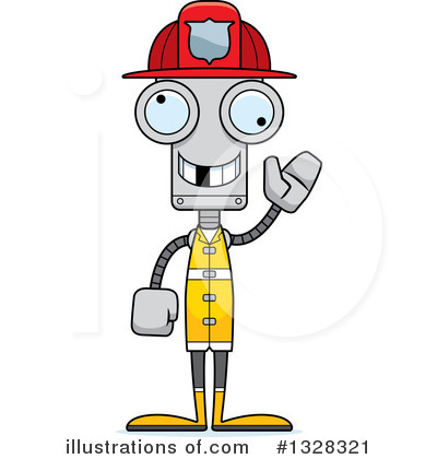 Firefighter Clipart #1328321 by Cory Thoman