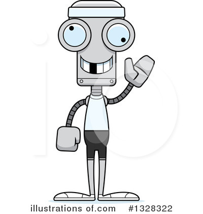 Royalty-Free (RF) Robot Clipart Illustration by Cory Thoman - Stock Sample #1328322