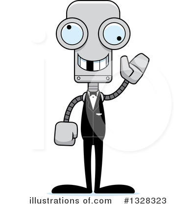 Royalty-Free (RF) Robot Clipart Illustration by Cory Thoman - Stock Sample #1328323
