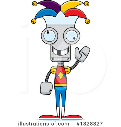 Royalty-Free (RF) Robot Clipart Illustration by Cory Thoman - Stock Sample #1328327