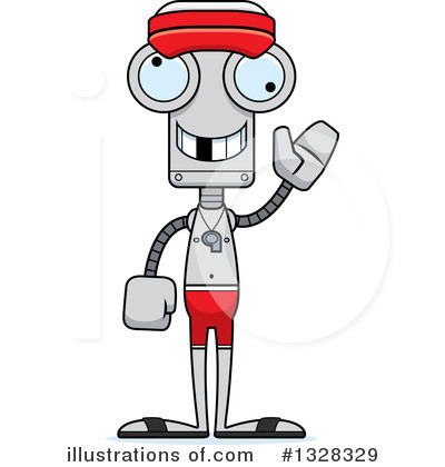 Royalty-Free (RF) Robot Clipart Illustration by Cory Thoman - Stock Sample #1328329