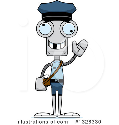 Mail Man Clipart #1328330 by Cory Thoman