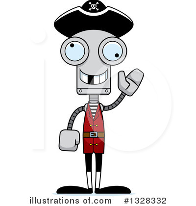 Royalty-Free (RF) Robot Clipart Illustration by Cory Thoman - Stock Sample #1328332