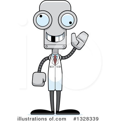 Royalty-Free (RF) Robot Clipart Illustration by Cory Thoman - Stock Sample #1328339