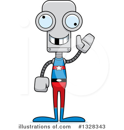 Royalty-Free (RF) Robot Clipart Illustration by Cory Thoman - Stock Sample #1328343