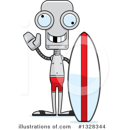 Royalty-Free (RF) Robot Clipart Illustration by Cory Thoman - Stock Sample #1328344