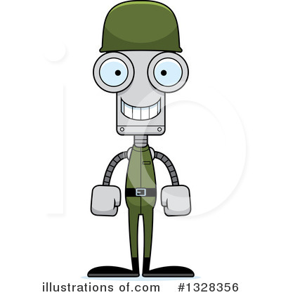 Royalty-Free (RF) Robot Clipart Illustration by Cory Thoman - Stock Sample #1328356