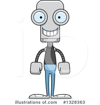 Royalty-Free (RF) Robot Clipart Illustration by Cory Thoman - Stock Sample #1328363