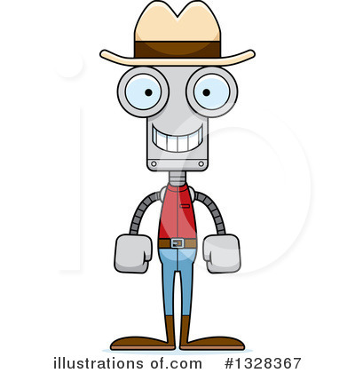 Royalty-Free (RF) Robot Clipart Illustration by Cory Thoman - Stock Sample #1328367
