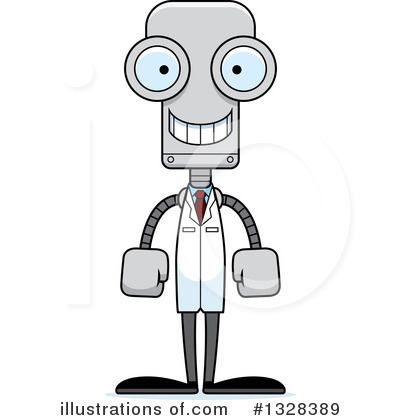 Royalty-Free (RF) Robot Clipart Illustration by Cory Thoman - Stock Sample #1328389