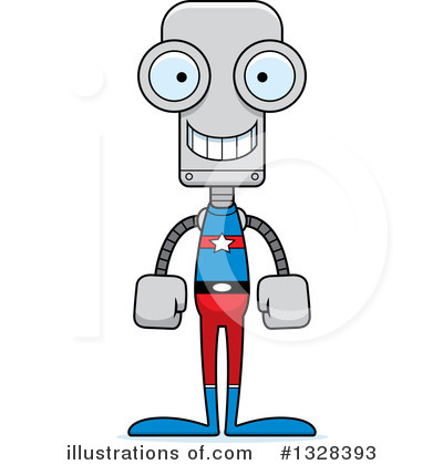 Royalty-Free (RF) Robot Clipart Illustration by Cory Thoman - Stock Sample #1328393
