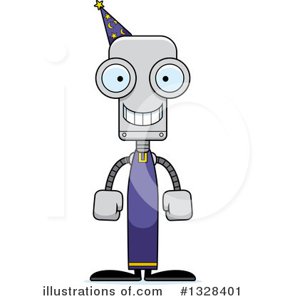 Royalty-Free (RF) Robot Clipart Illustration by Cory Thoman - Stock Sample #1328401