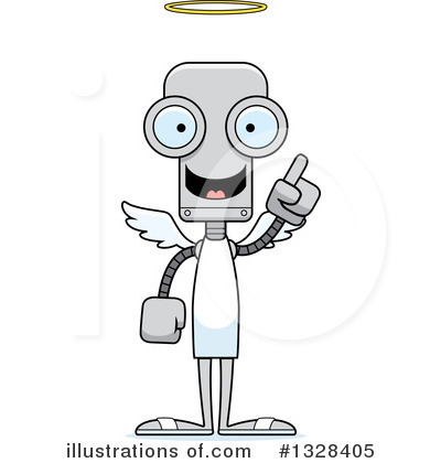 Royalty-Free (RF) Robot Clipart Illustration by Cory Thoman - Stock Sample #1328405