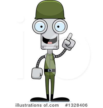 Royalty-Free (RF) Robot Clipart Illustration by Cory Thoman - Stock Sample #1328406