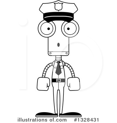 Royalty-Free (RF) Robot Clipart Illustration by Cory Thoman - Stock Sample #1328431