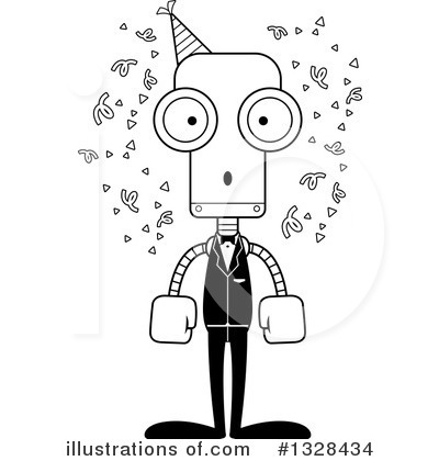 Royalty-Free (RF) Robot Clipart Illustration by Cory Thoman - Stock Sample #1328434