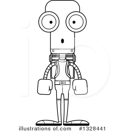 Royalty-Free (RF) Robot Clipart Illustration by Cory Thoman - Stock Sample #1328441