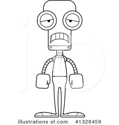 Royalty-Free (RF) Robot Clipart Illustration by Cory Thoman - Stock Sample #1328459