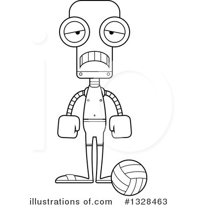 Royalty-Free (RF) Robot Clipart Illustration by Cory Thoman - Stock Sample #1328463