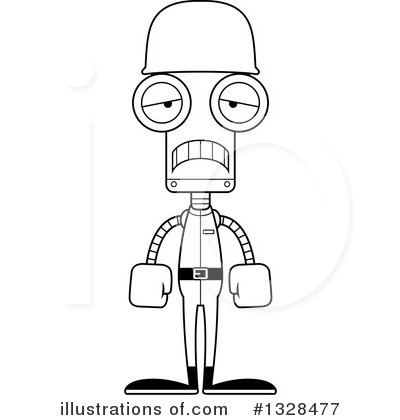 Royalty-Free (RF) Robot Clipart Illustration by Cory Thoman - Stock Sample #1328477