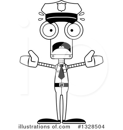 Royalty-Free (RF) Robot Clipart Illustration by Cory Thoman - Stock Sample #1328504