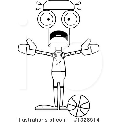 Royalty-Free (RF) Robot Clipart Illustration by Cory Thoman - Stock Sample #1328514