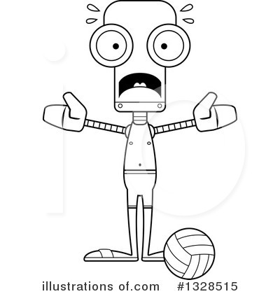 Royalty-Free (RF) Robot Clipart Illustration by Cory Thoman - Stock Sample #1328515
