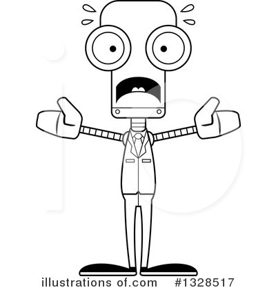 Royalty-Free (RF) Robot Clipart Illustration by Cory Thoman - Stock Sample #1328517