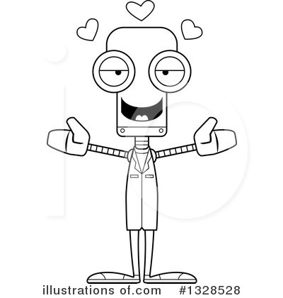 Royalty-Free (RF) Robot Clipart Illustration by Cory Thoman - Stock Sample #1328528