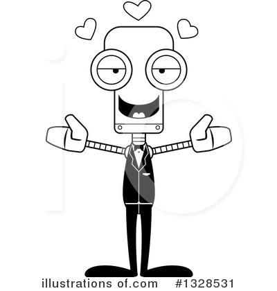 Royalty-Free (RF) Robot Clipart Illustration by Cory Thoman - Stock Sample #1328531