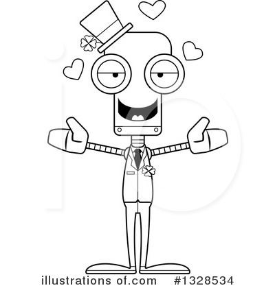 Royalty-Free (RF) Robot Clipart Illustration by Cory Thoman - Stock Sample #1328534