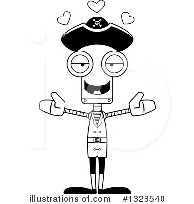 Royalty-Free (RF) Robot Clipart Illustration by Cory Thoman - Stock Sample #1328540