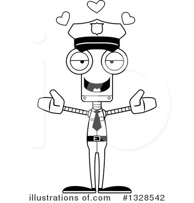 Royalty-Free (RF) Robot Clipart Illustration by Cory Thoman - Stock Sample #1328542