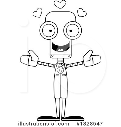 Royalty-Free (RF) Robot Clipart Illustration by Cory Thoman - Stock Sample #1328547