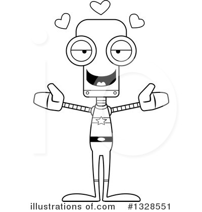 Royalty-Free (RF) Robot Clipart Illustration by Cory Thoman - Stock Sample #1328551