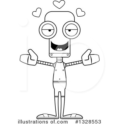 Royalty-Free (RF) Robot Clipart Illustration by Cory Thoman - Stock Sample #1328553