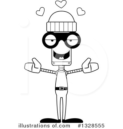 Royalty-Free (RF) Robot Clipart Illustration by Cory Thoman - Stock Sample #1328555