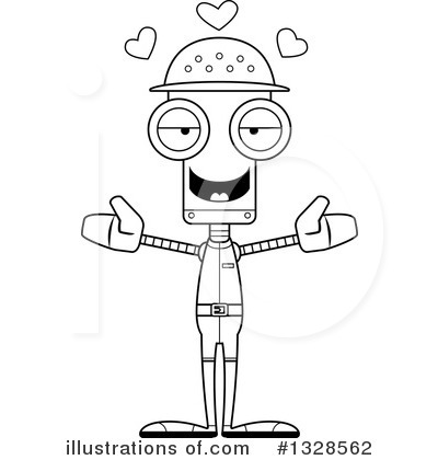 Royalty-Free (RF) Robot Clipart Illustration by Cory Thoman - Stock Sample #1328562