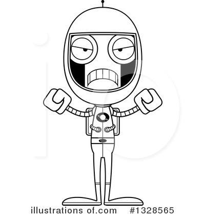 Royalty-Free (RF) Robot Clipart Illustration by Cory Thoman - Stock Sample #1328565
