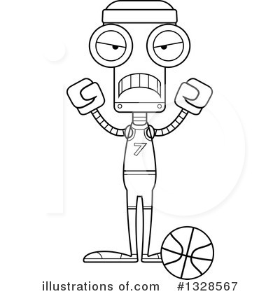 Royalty-Free (RF) Robot Clipart Illustration by Cory Thoman - Stock Sample #1328567