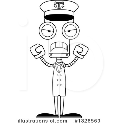 Royalty-Free (RF) Robot Clipart Illustration by Cory Thoman - Stock Sample #1328569