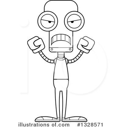 Royalty-Free (RF) Robot Clipart Illustration by Cory Thoman - Stock Sample #1328571