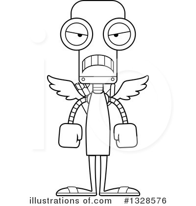 Royalty-Free (RF) Robot Clipart Illustration by Cory Thoman - Stock Sample #1328576