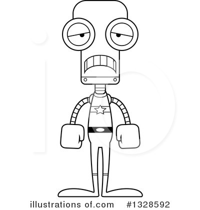 Royalty-Free (RF) Robot Clipart Illustration by Cory Thoman - Stock Sample #1328592