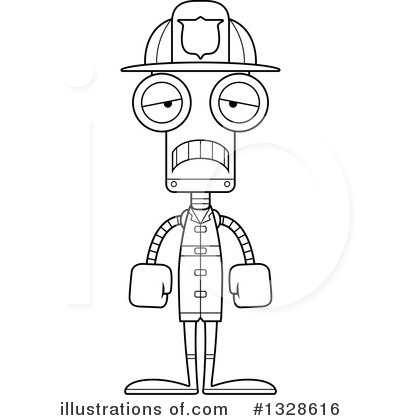 Royalty-Free (RF) Robot Clipart Illustration by Cory Thoman - Stock Sample #1328616