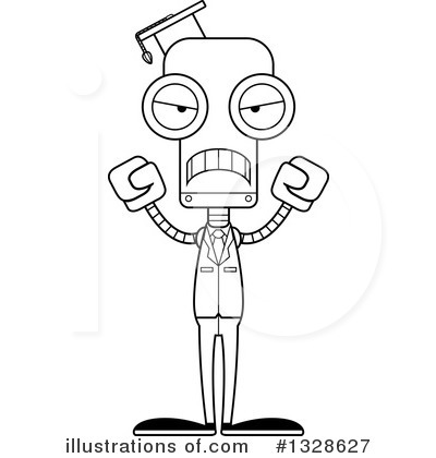 Royalty-Free (RF) Robot Clipart Illustration by Cory Thoman - Stock Sample #1328627