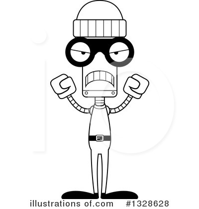 Royalty-Free (RF) Robot Clipart Illustration by Cory Thoman - Stock Sample #1328628