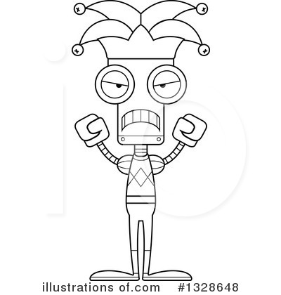 Royalty-Free (RF) Robot Clipart Illustration by Cory Thoman - Stock Sample #1328648
