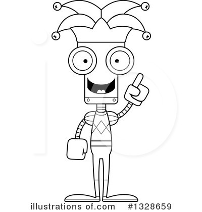 Royalty-Free (RF) Robot Clipart Illustration by Cory Thoman - Stock Sample #1328659